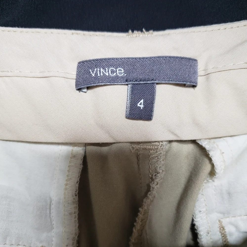 Vince khaki bermuda shorts size 4 cotton - Picture 4 of 5